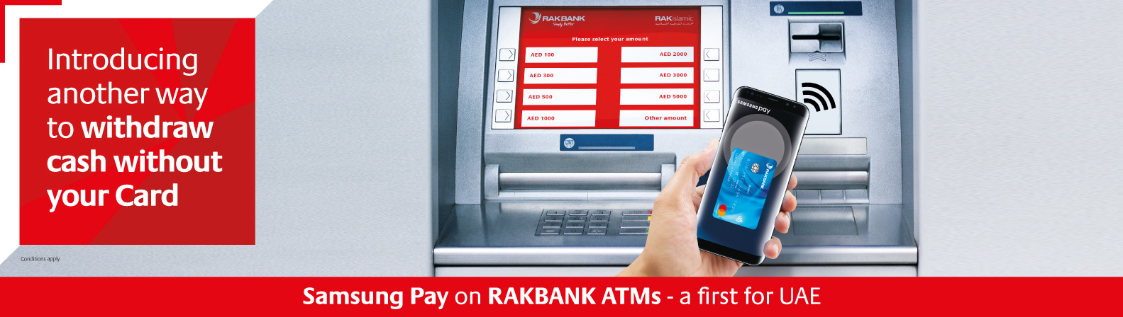 Samsung Pay with RAKBANK Credit Cards, UAE